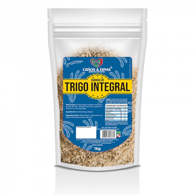 Farinha de Trigo integral - Grãos&Ervas