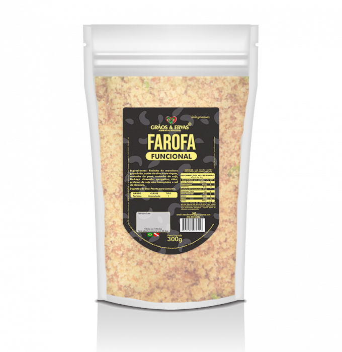 Farofa funcional Grãos&Ervas
