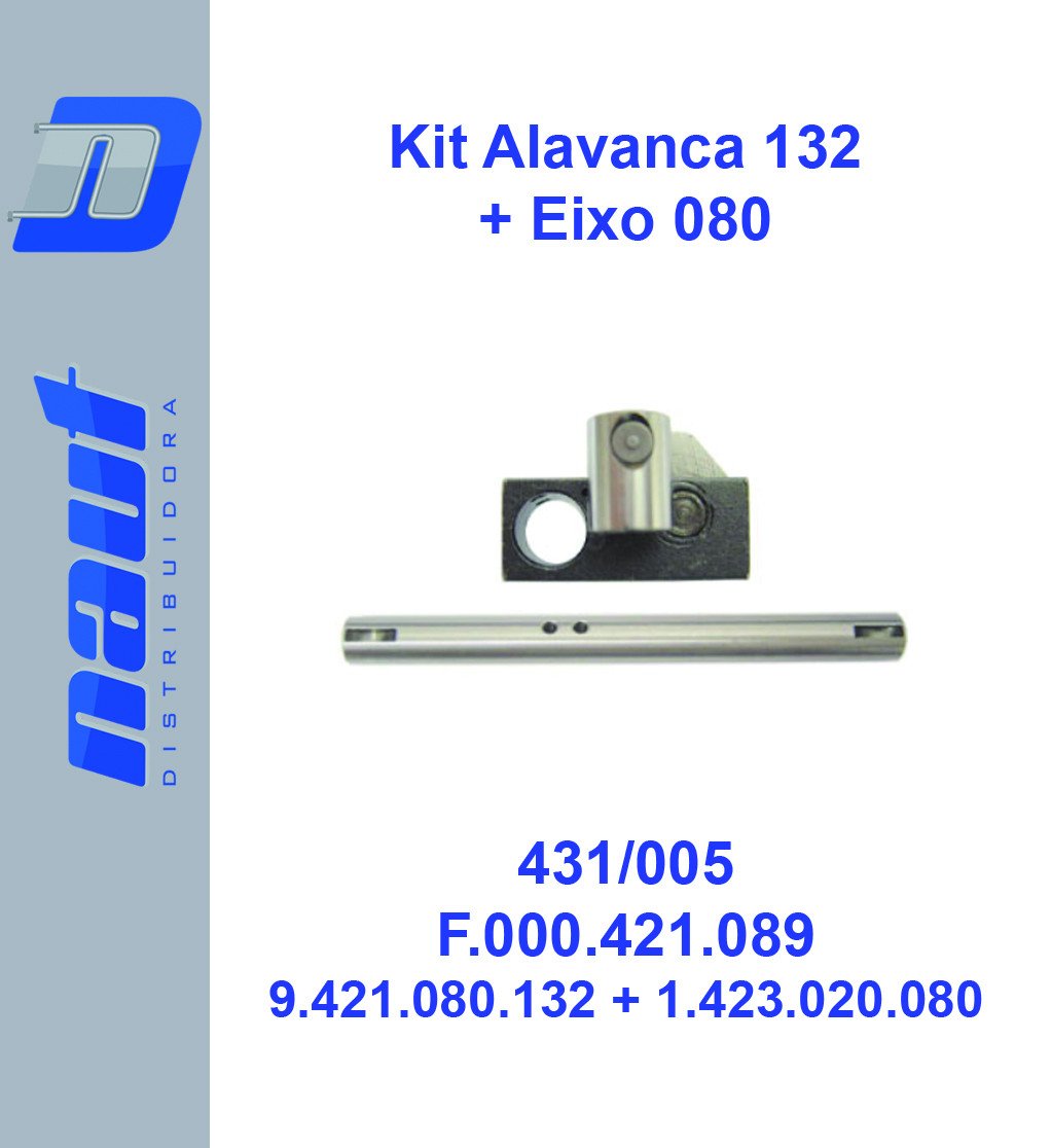 KIT ALAVANCA ARTICULADA + EIXO - F.000.421.089 - 9.421.080.132 - F000421089 - 9421080132
