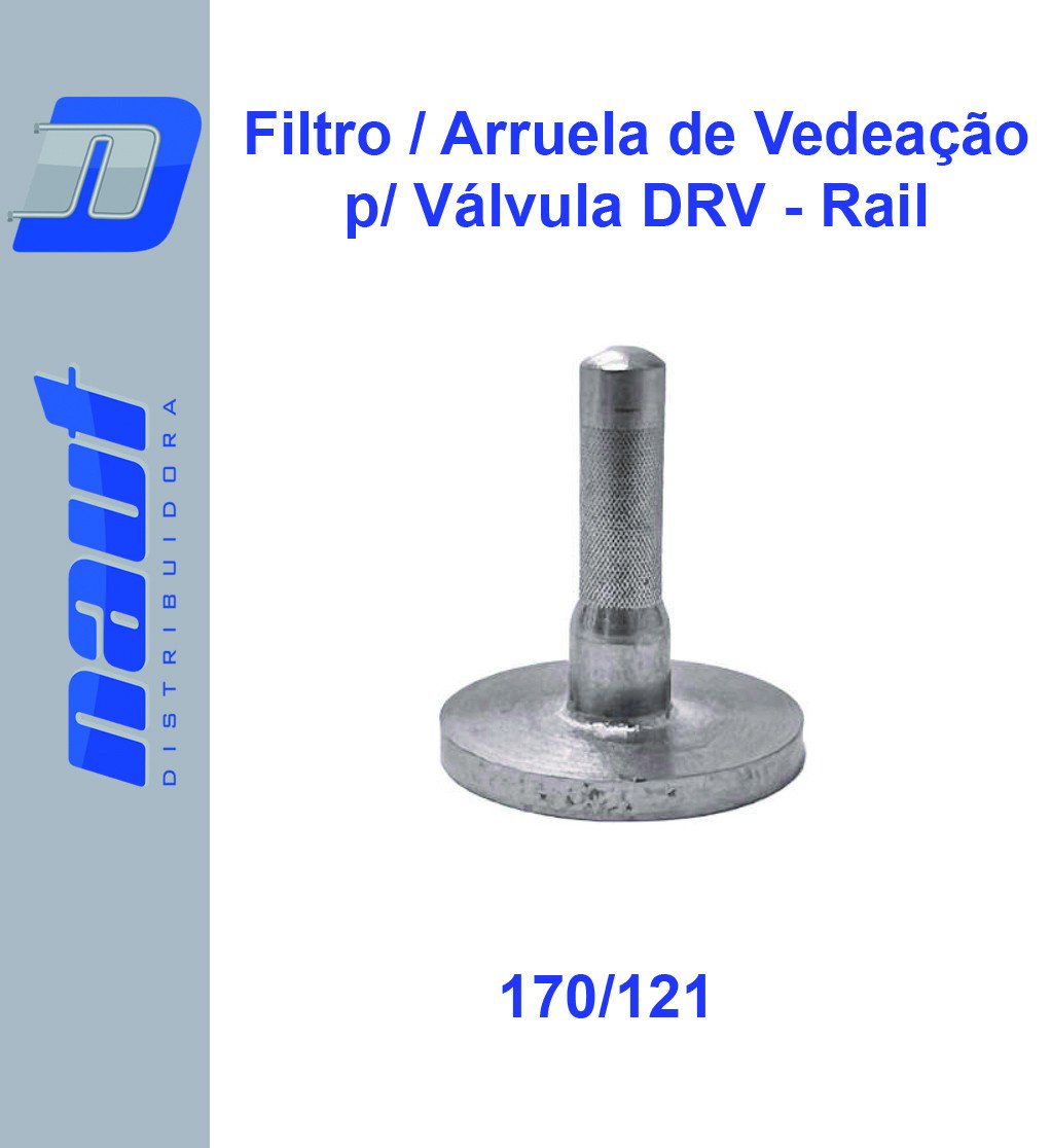 Filtro com arruela de vedação da Válvula DRV