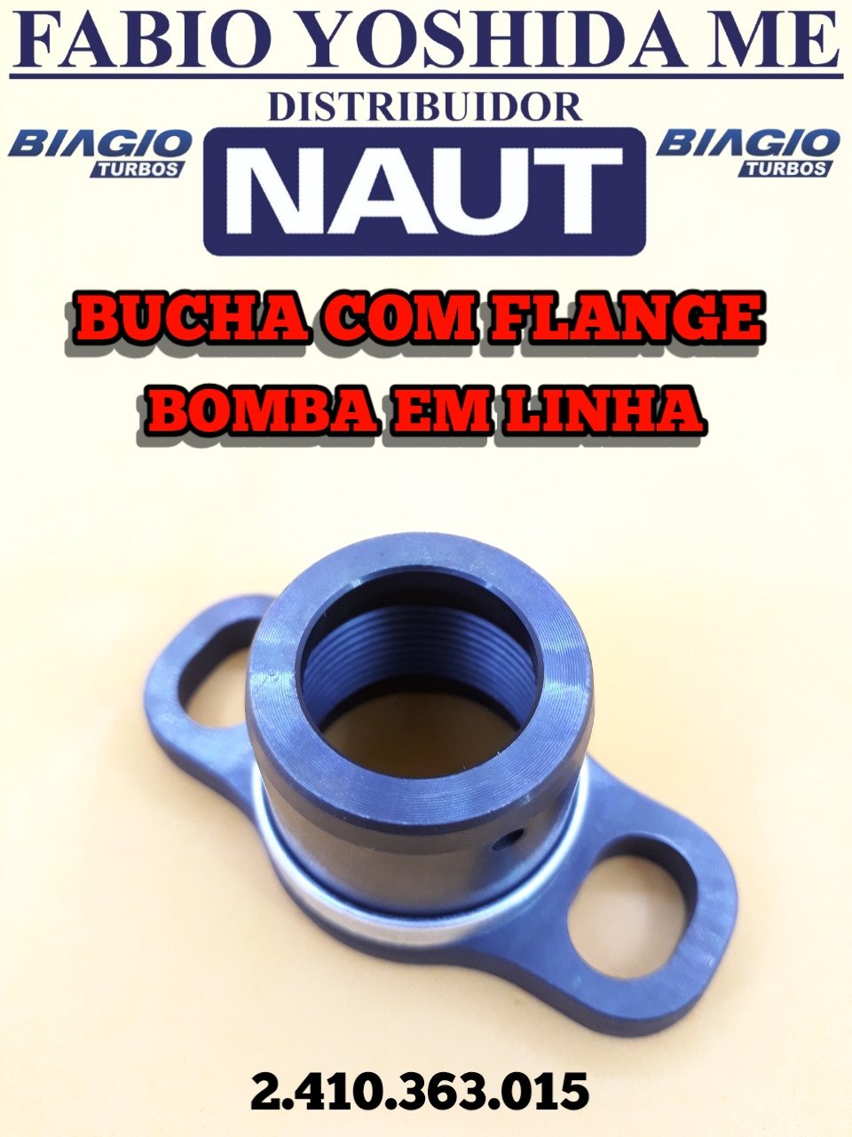 Bucha com Flange Bomba em Linha 2.410.36.015