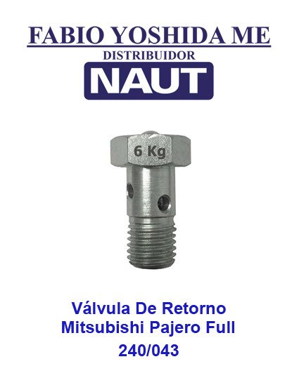 Válvula de Retorno Pajero Full 9.443.613.372 F019Z1D003 109144-3053