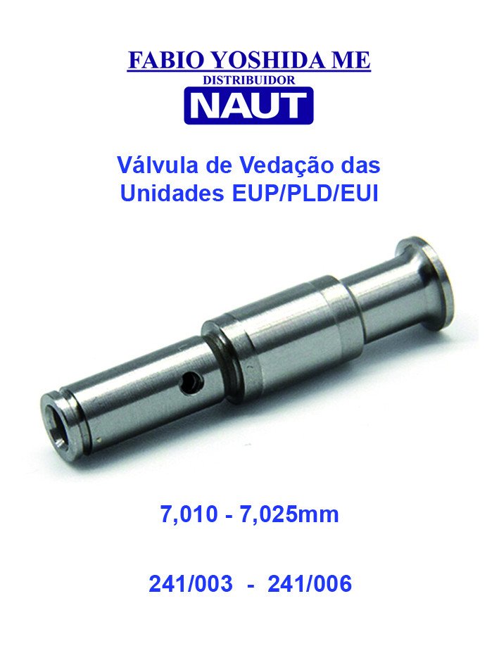 Válvula de Vedação da Unidade EUP/PLD 7,000 / 7,0005 - Diversas Medidas 0.414.700.002