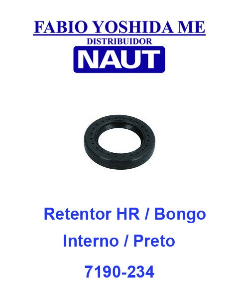 Retentor da Bomba da HR / Bongo - Interno Preto - 7190/234