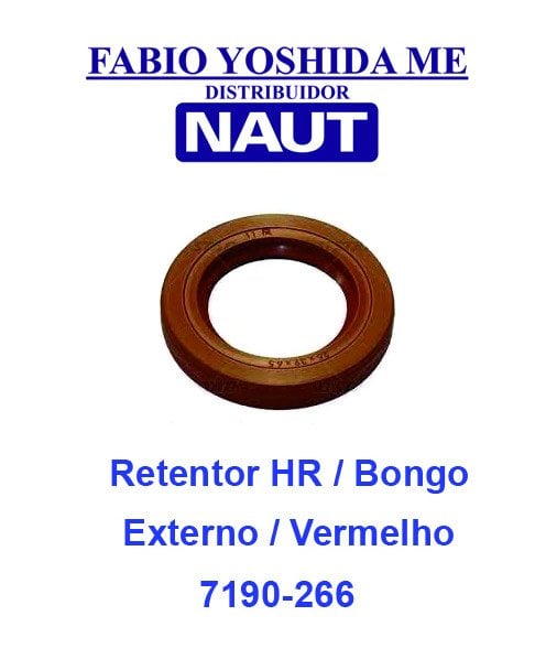 Retentor da Bomba da HR / Bongo - Externo Vermelho - 7190/266