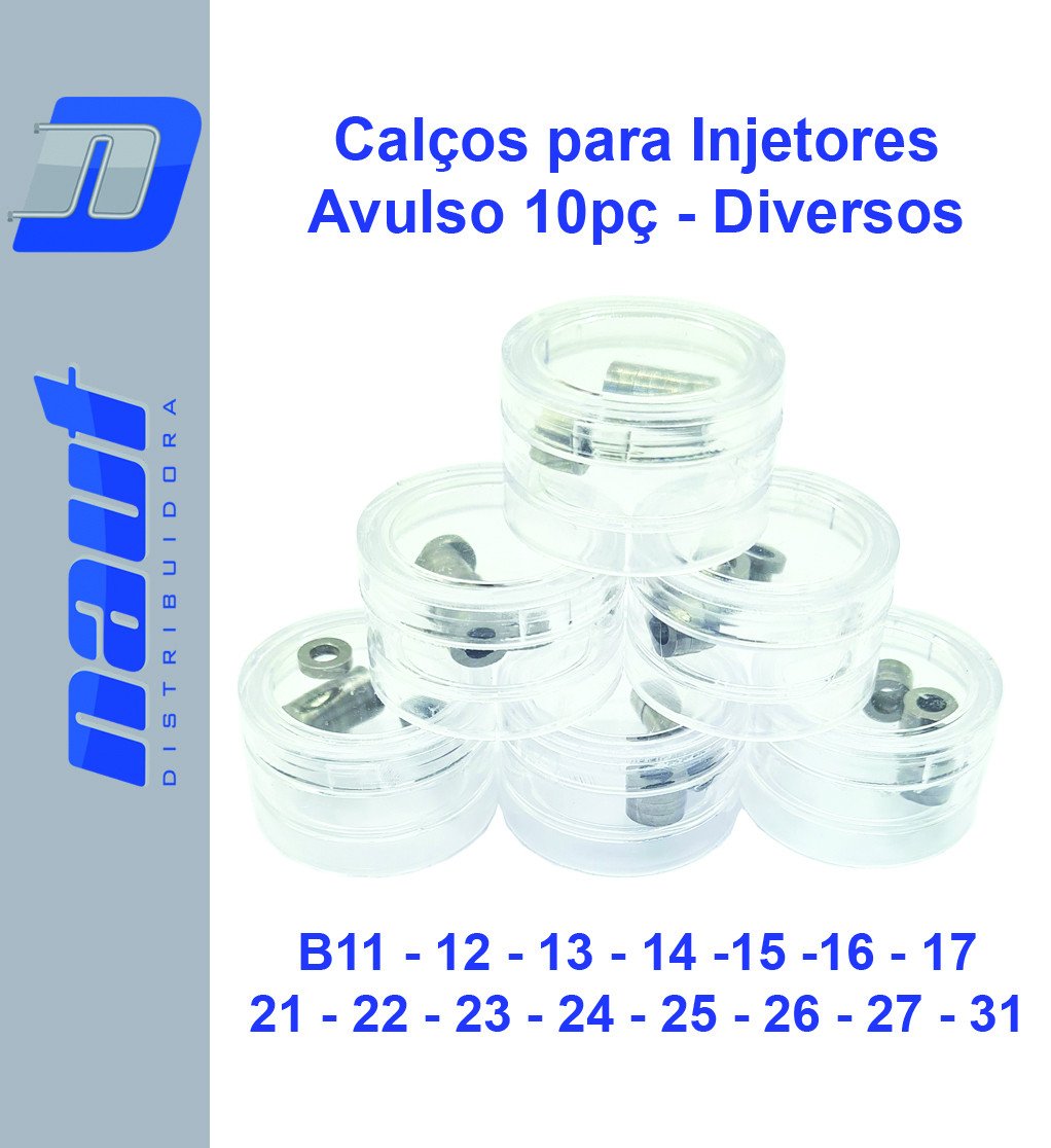 Calços Diversos p/ Injeção Eletrônica B11 B12 B13 B14 B15 B16 B17 B21 B22 B23 B24 B25 B26 B27 B31