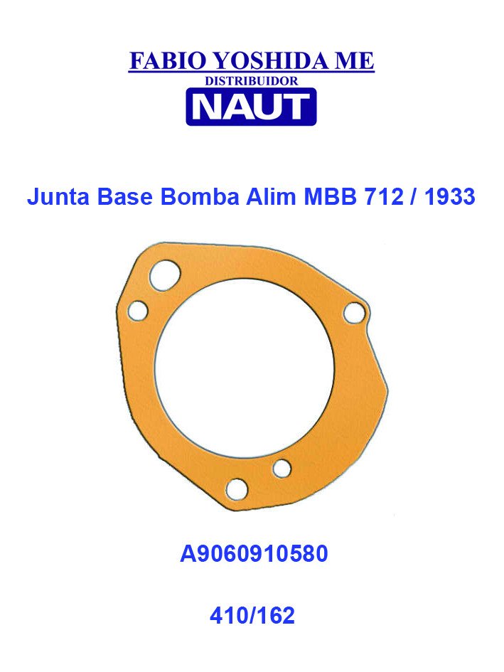 junta base bomba alimentadora Mercedes 712 / 1933 A9060910580 A9060910780