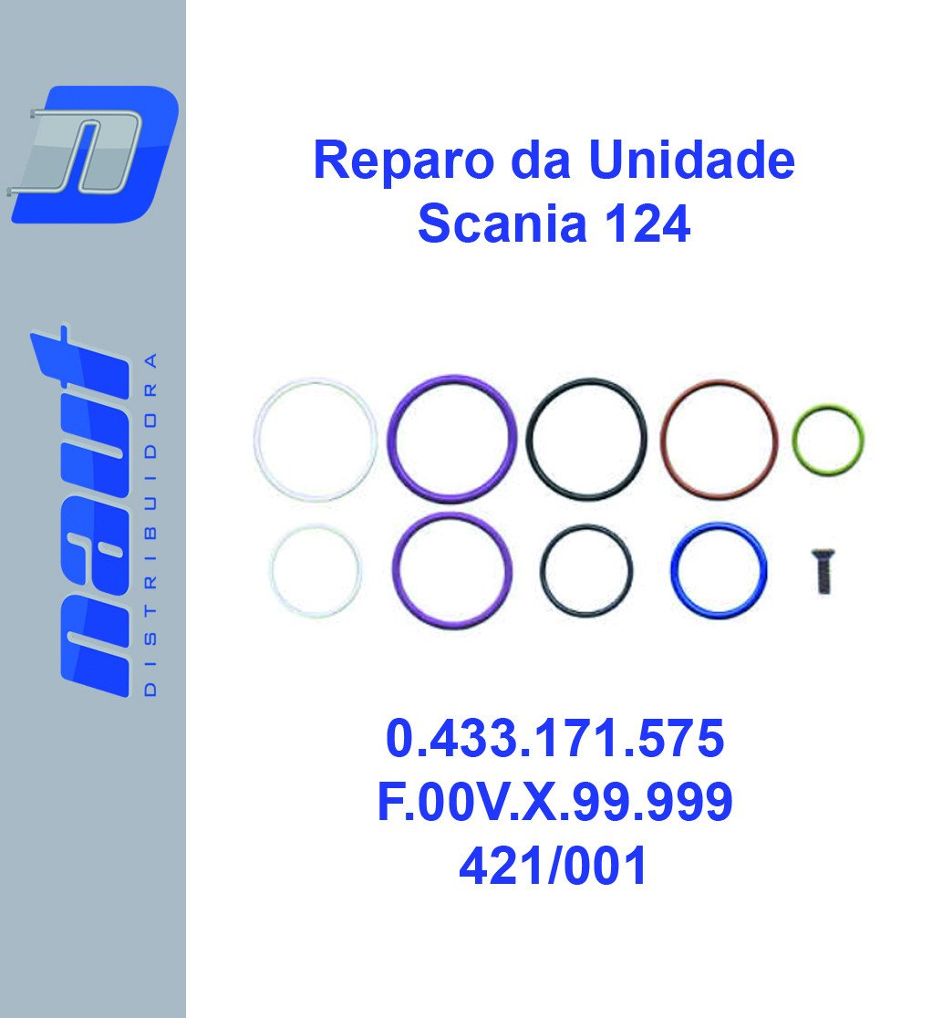 Reparo da Unidade Scania 124 Completo 0.433.171.575 F.00H.410.850 F.00H.N37.928 F.00V.X99.999