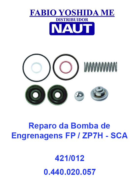 Reparo da Bomba de Engrenagem FP - ZP7H / SCANIA 124 0.440.020.057