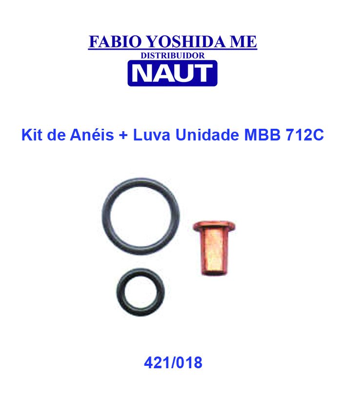 Kit de Aneis da Unidade 712C 4Cil