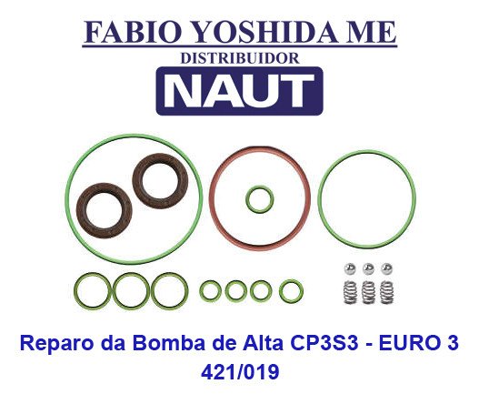 Reparo da Bomba de Alta CP3S3 - EURO 3 - 0.445.020.046