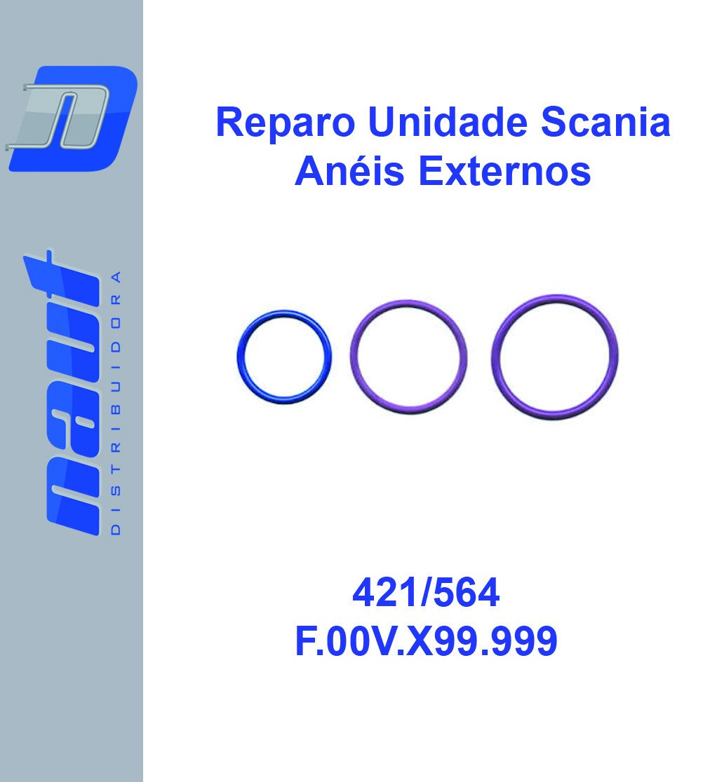 Reparo da Unidade Scania 124 - Anéis Externos F.00V.X99.999