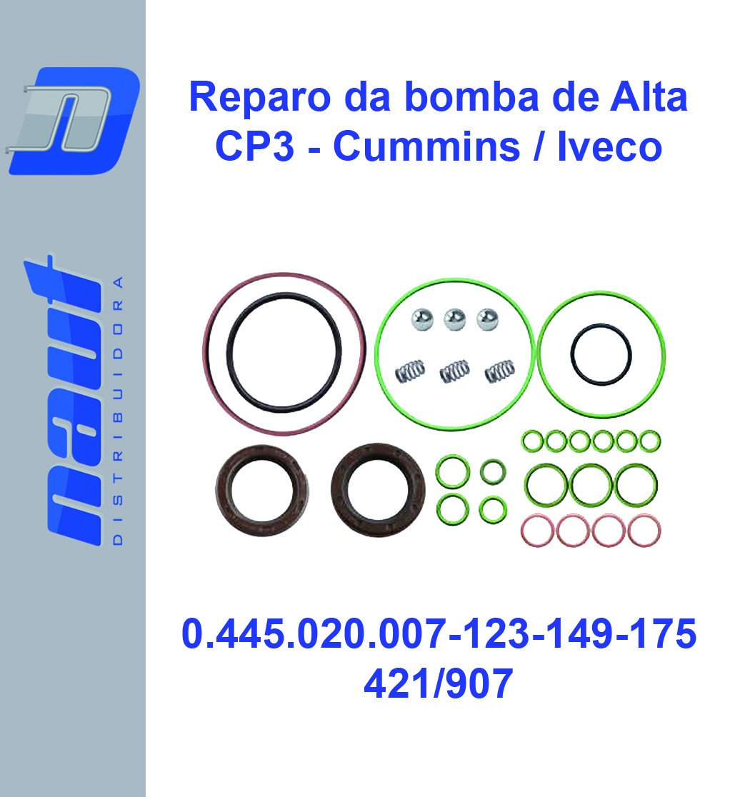 Reparo da Bomba de Alta CP3 Cummins /Ford / Iveco / VW
