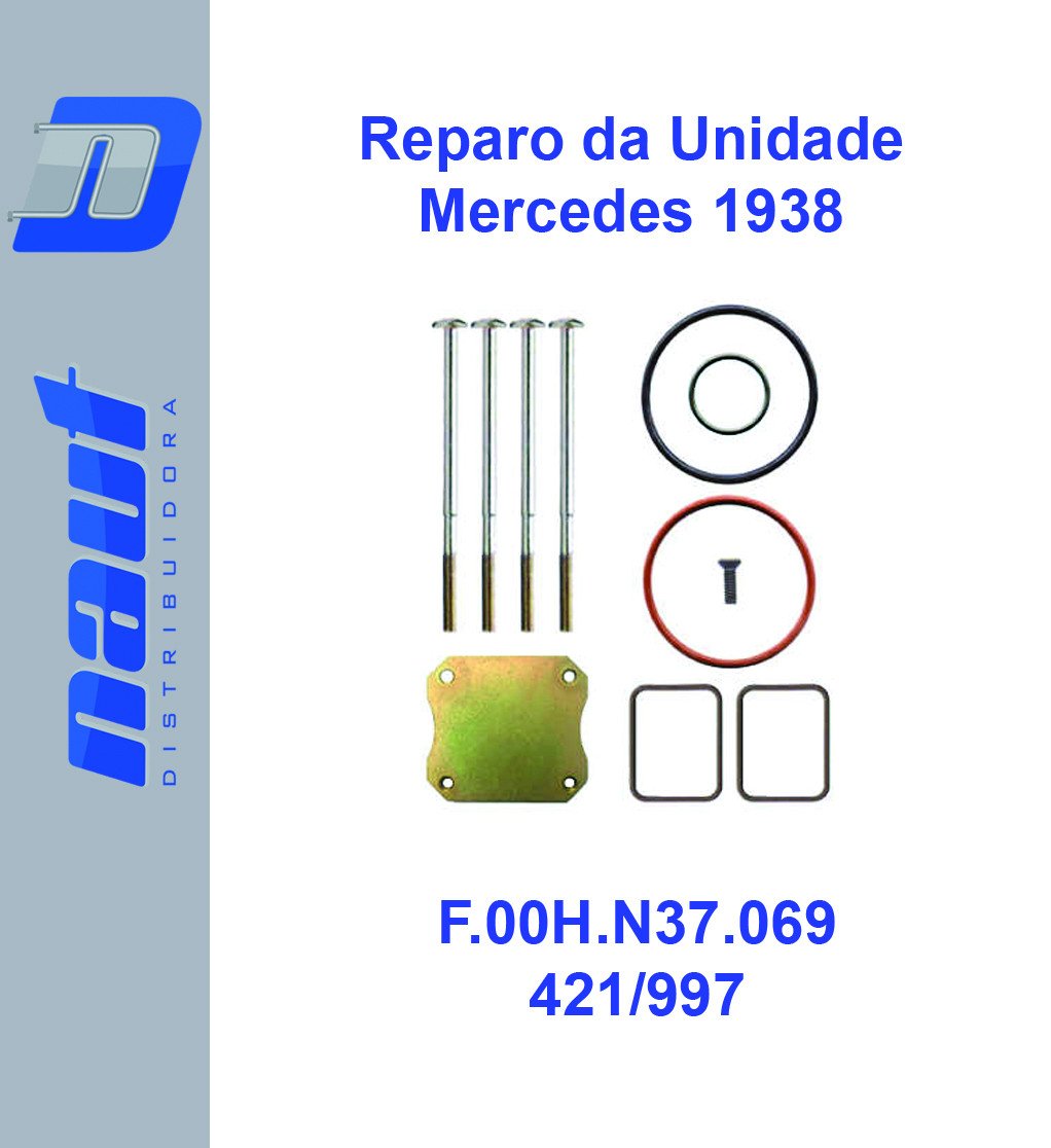 Reparo da Unidade Mercedes 6 cilindros - Completo com tampa e parafusos F.00D.N37.069