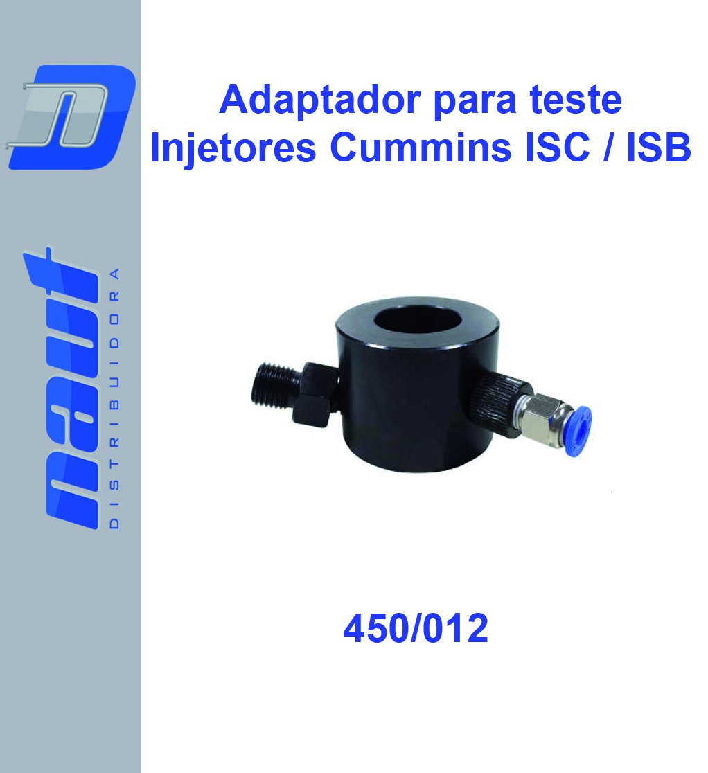 Adaptador p/ Teste de Injetores Cummins ISC / ISB