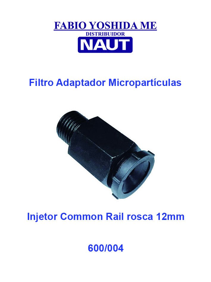 Filtro Adaptador p/ Reter Micropartículas HR / EFFA Rosca M12