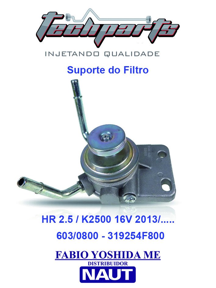 Suporte do Filtro HR 2.5 / K2500 2013/...... - 	319254F800