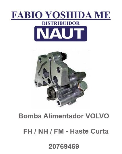 Bomba Alimentadora Volvo Haste Curta (Sem Haste) PD469 - 20769469