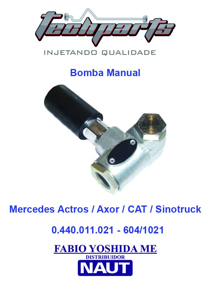 Bomba Alimentadora Mercedes Axor / Actros / Caterpillar / Sinotruck 0.440.011.021 - PD036