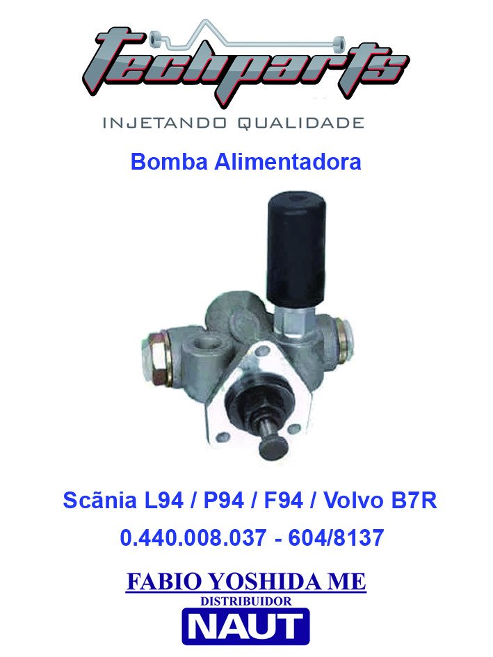 Bomba Alimentadora Scania L94 - P94 - F94 / Volvo B7R - PD137 - 0440.008.037