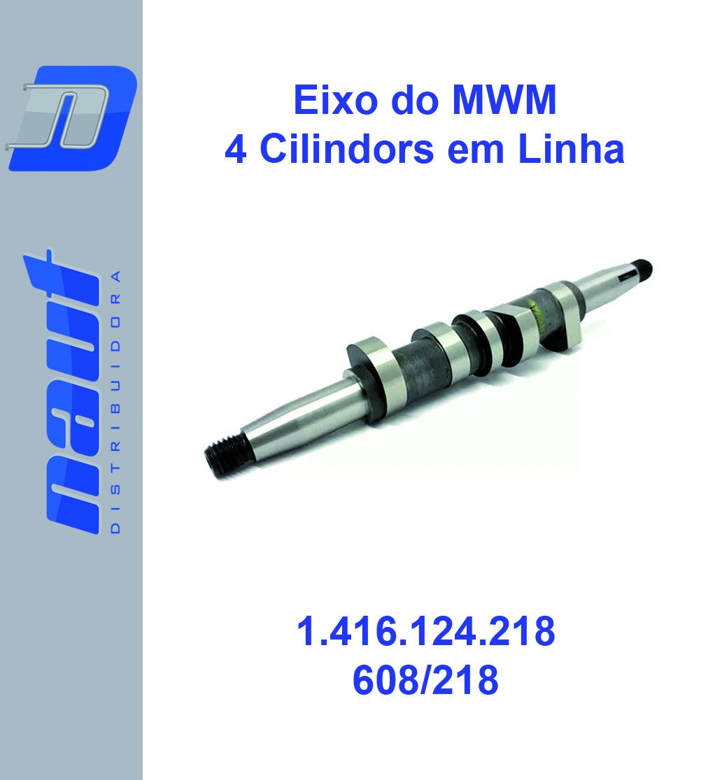 Eixo da bomba do MWM 4 Cilindros em Linhas 1.416.124.218
