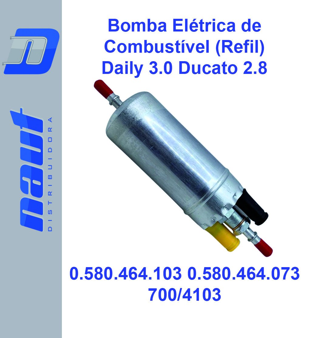 Bomba Elétrica de Combustível Daily 35S14 3.0 Delivery 5140 8150 Ducato 2.8 0580464103