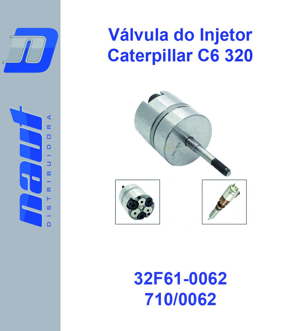 Válvula do Injetor Caterpillar C6 320D 32F61-0062