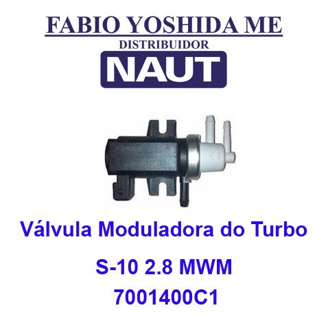 Válvula Moduladora do Turbo S10 2.8 MWM 7001400C1