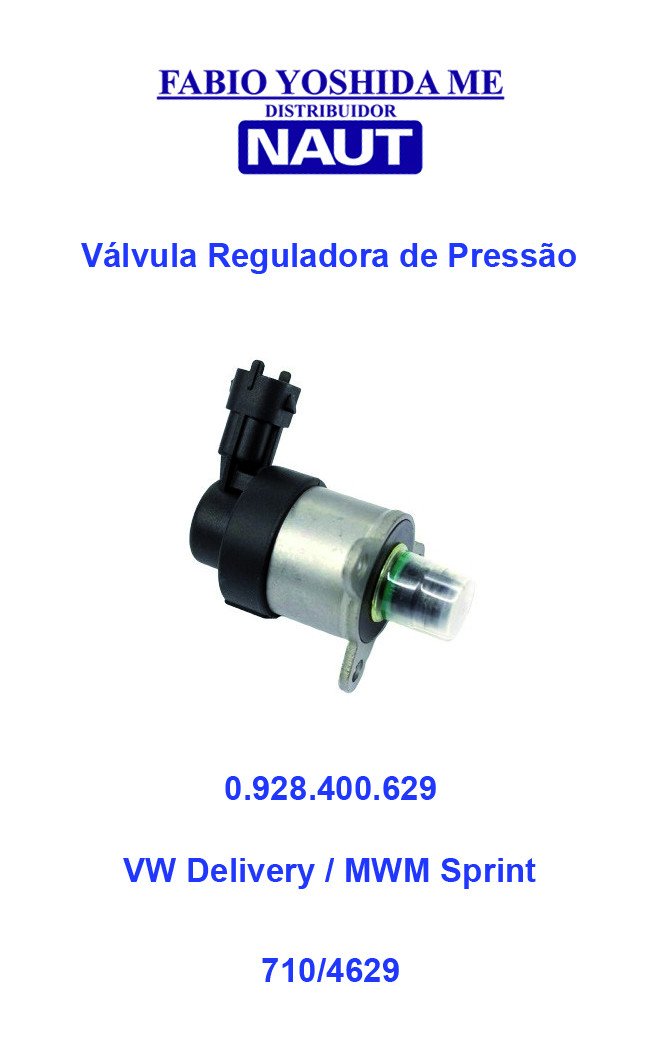 Válvula Reguladora de Pressão VW Delivery MWM Sprint 0.928.400.629