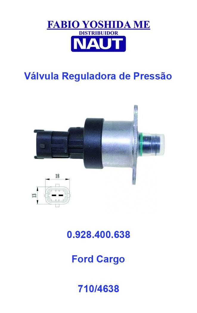 Válvula Reguladora de Pressão Ford Cargo 0.928.400.638