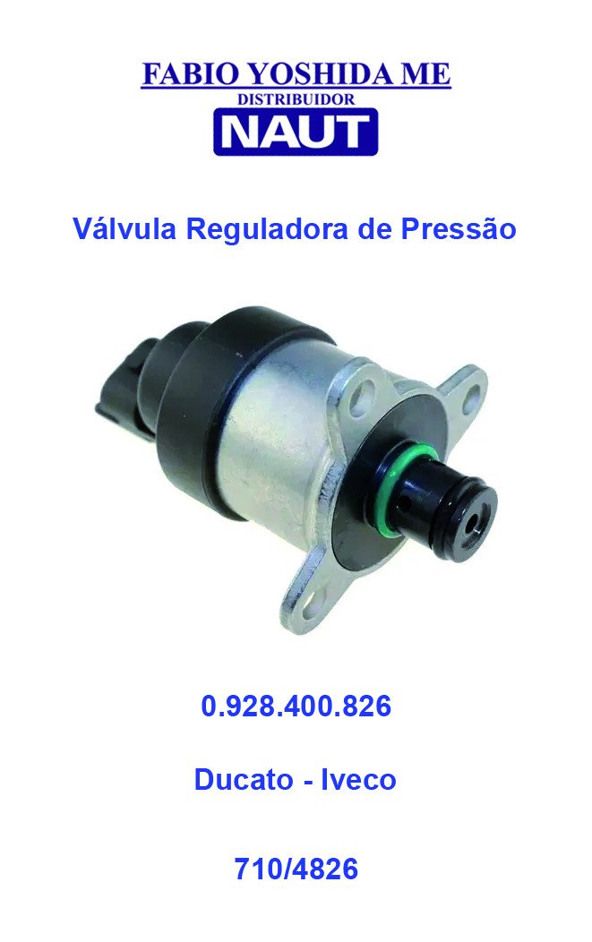 Válvula Reguladora de Pressão Iveco - 0.928.400.826