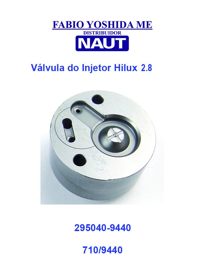 Válvula do Injetor Piezo Hilux 2.8 295040-9440