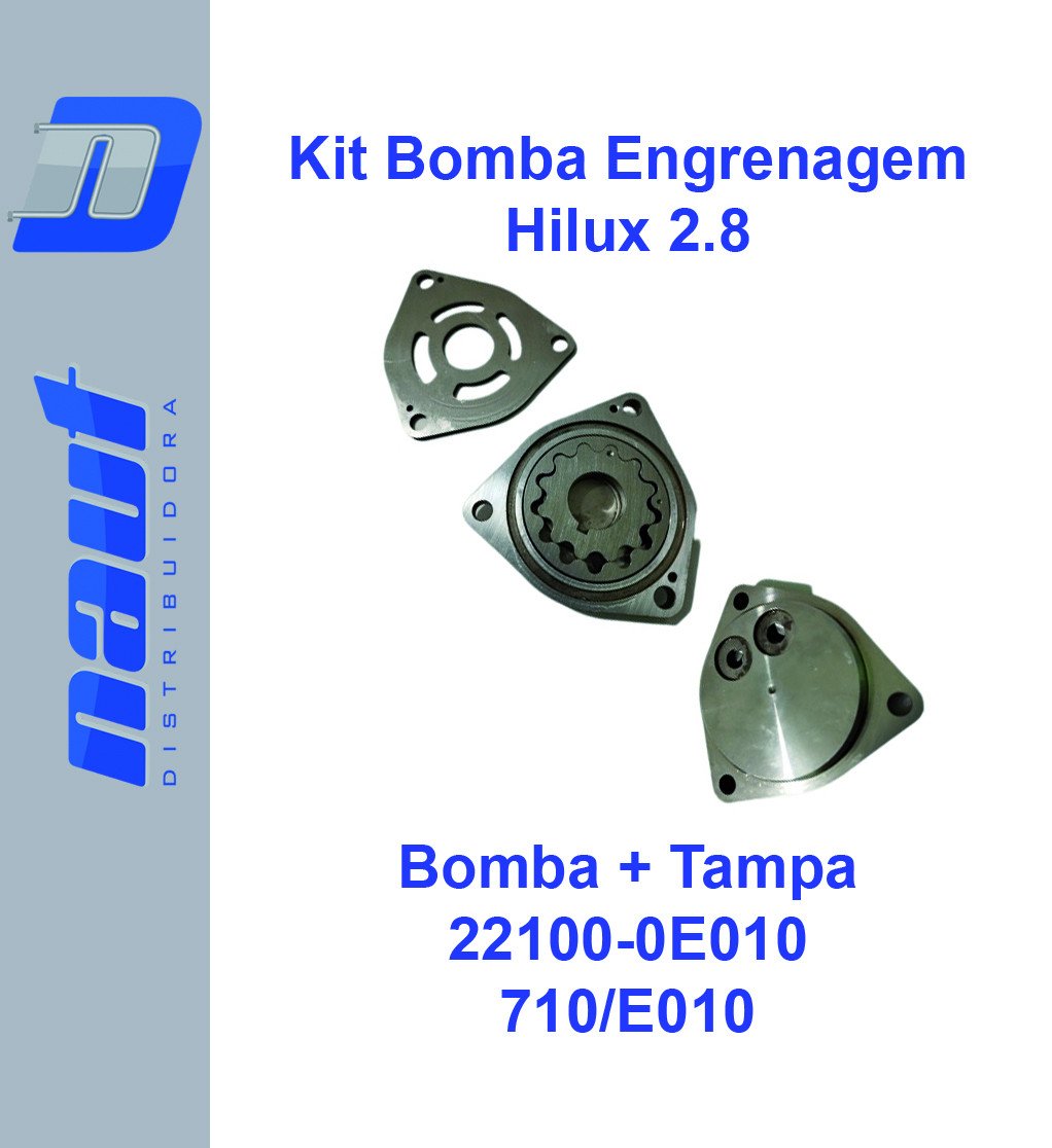 Kit Bomba de Engrenagem Hilux 2.8 22100-0E010