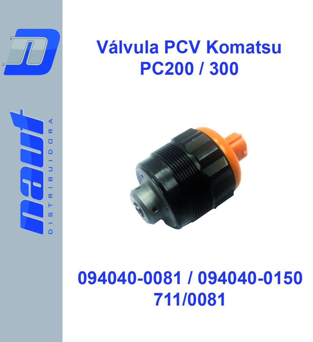 Válvula PCV Komatsu PC200 / 300 094040-0081 094040-0150
