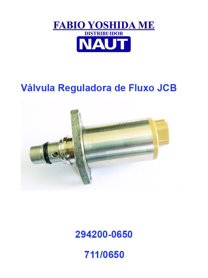 Válvula Reguladora de Fluxo JCB Motor Isuzu 295200-0650