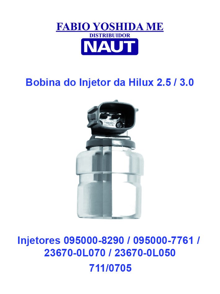 Bobina (solenoide) do Injetor Hilux 3.0 095000-9290 HD110705-1
