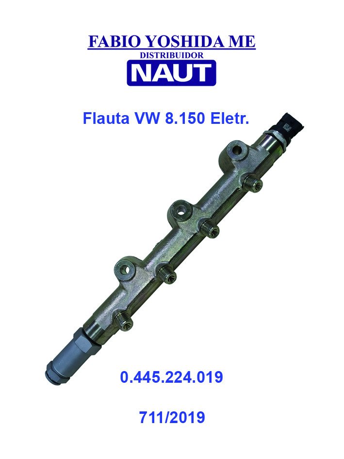 Tubo do Rail (Flauta ) VW 8.150 - 0.445.224.019