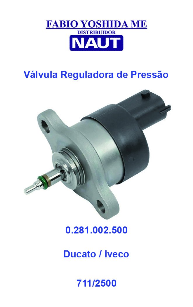 Válvula Reguladora de Pressão Ducato / Iveco 0.281.002.500