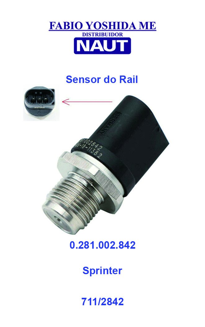 Sensor do Rail Sprinter 0.281.002.842