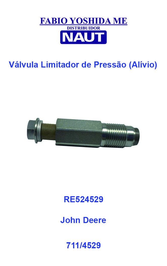Válvula Limitadora de Pressão (alívio) John Deere RE524529