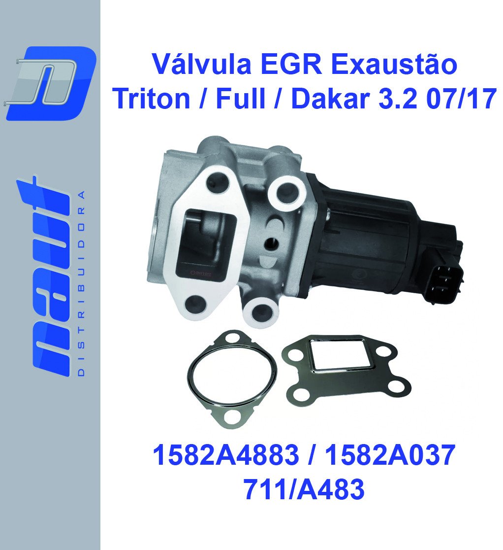 Válvula EGR Exaustaão Triton / Pajero Full / Dakar - 1582A4883 1582A037