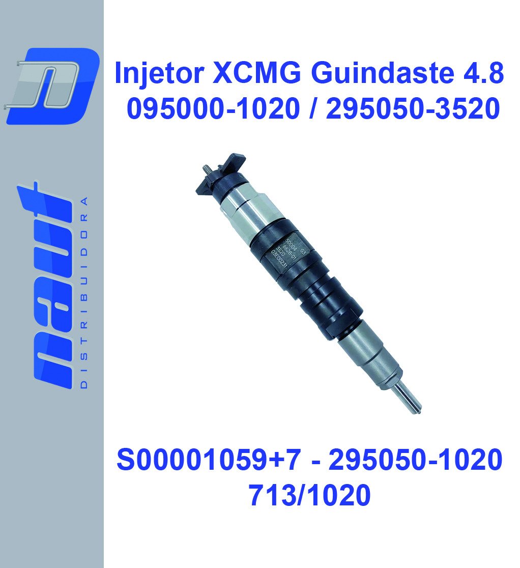 Injetor XCMG Guindaste 4.8 - 095000-1020 295050-3520 S00001059+7 295050-1020