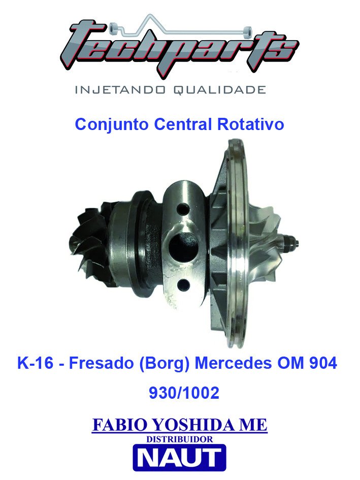 Conjunto Rotativo Mercedes K16 (Borg) OM 904 Euro 3 - Fresado CR-1002F Ekstron