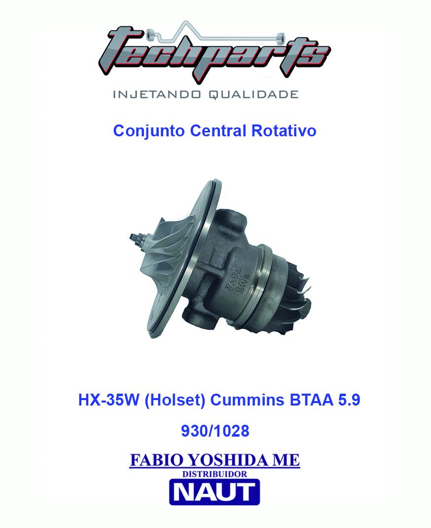 Conjunto Rotativo Modelo HX-35W (Holset) Cummins 6BTAA 5.9 3966664 CR-1028 Ekstron