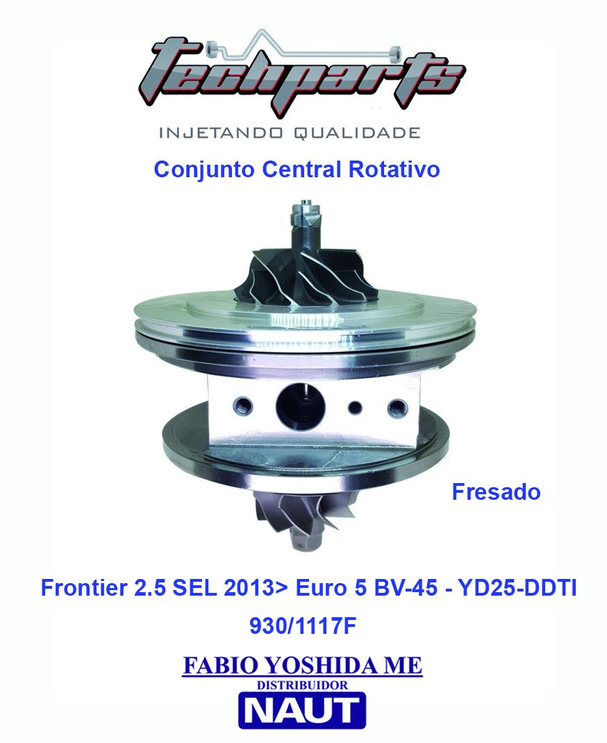 Conjunto Rotativo Frontier 2.5 SEL 2013/...... Euro 5 BV-45 YD25DDTI Fresado 144115X30A - CR-1117F Ekstron