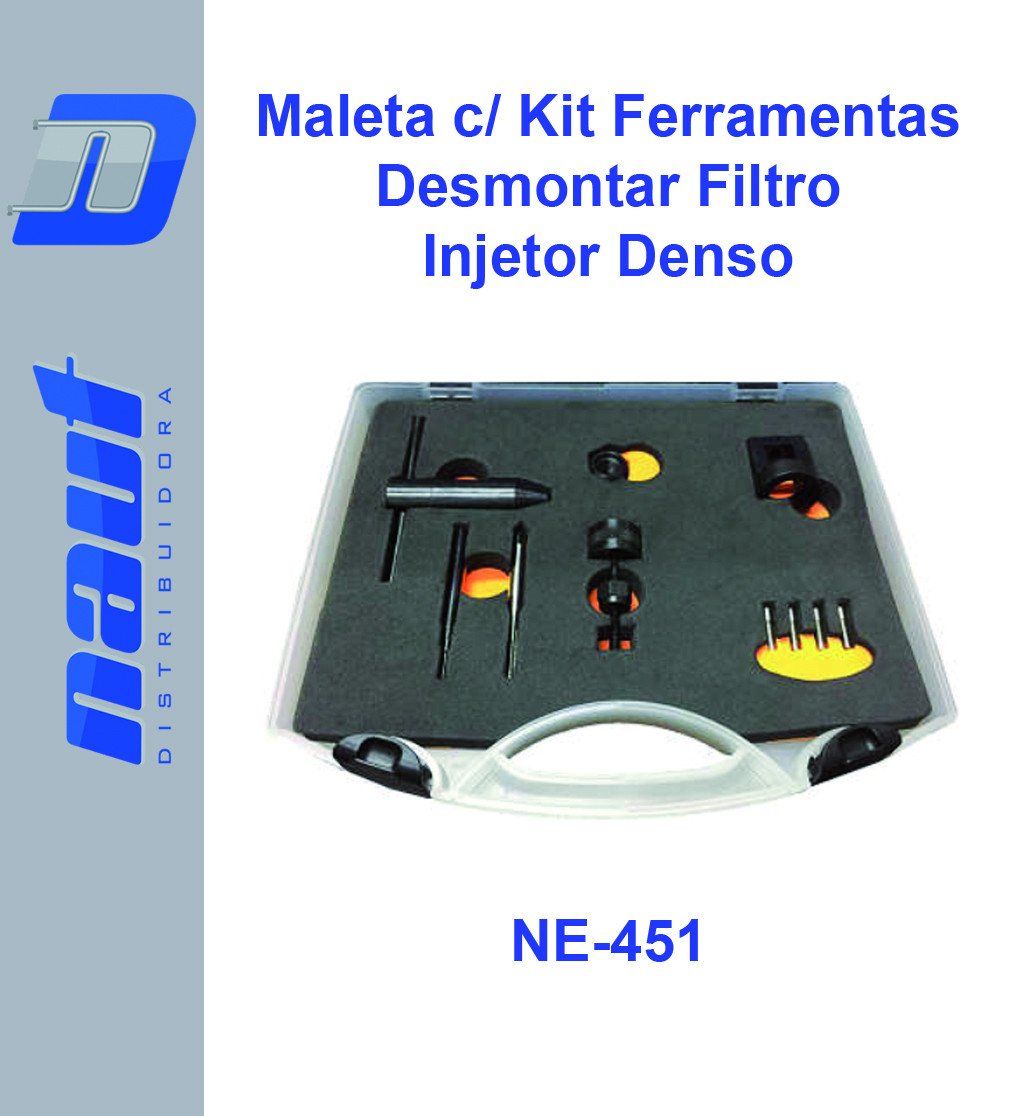 Kit Maleta Ferramentas p/ sacar filtro dos Injetores Denso