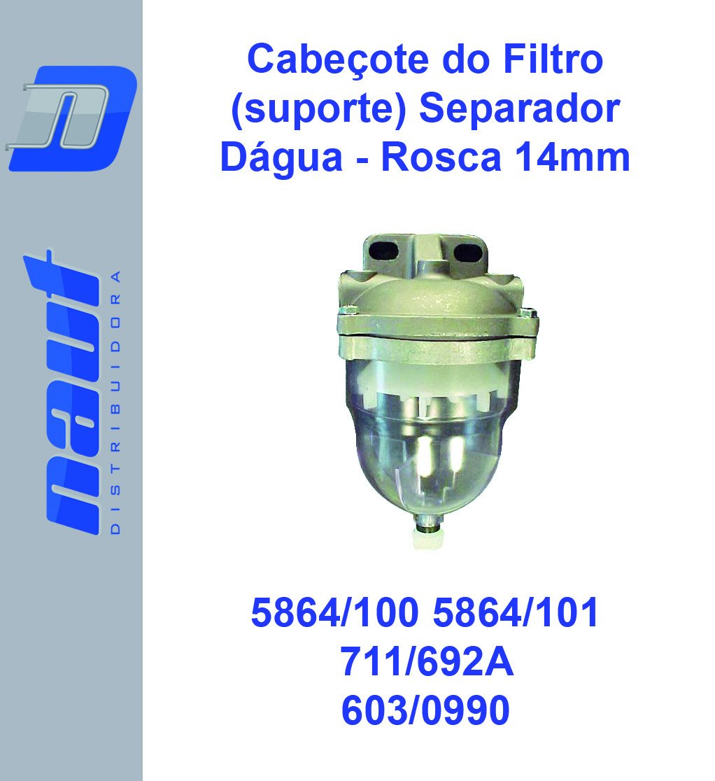 Filtro Separador D'água 7111/692A 5864/100 5864-101  