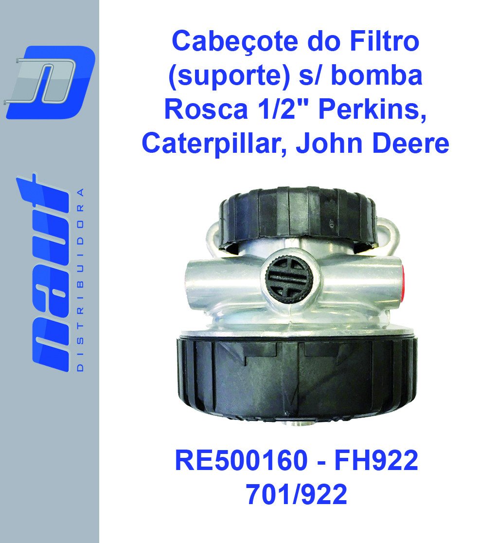 Cabeçote do Filtro (suporte) s/ bomba Rosca 1/2