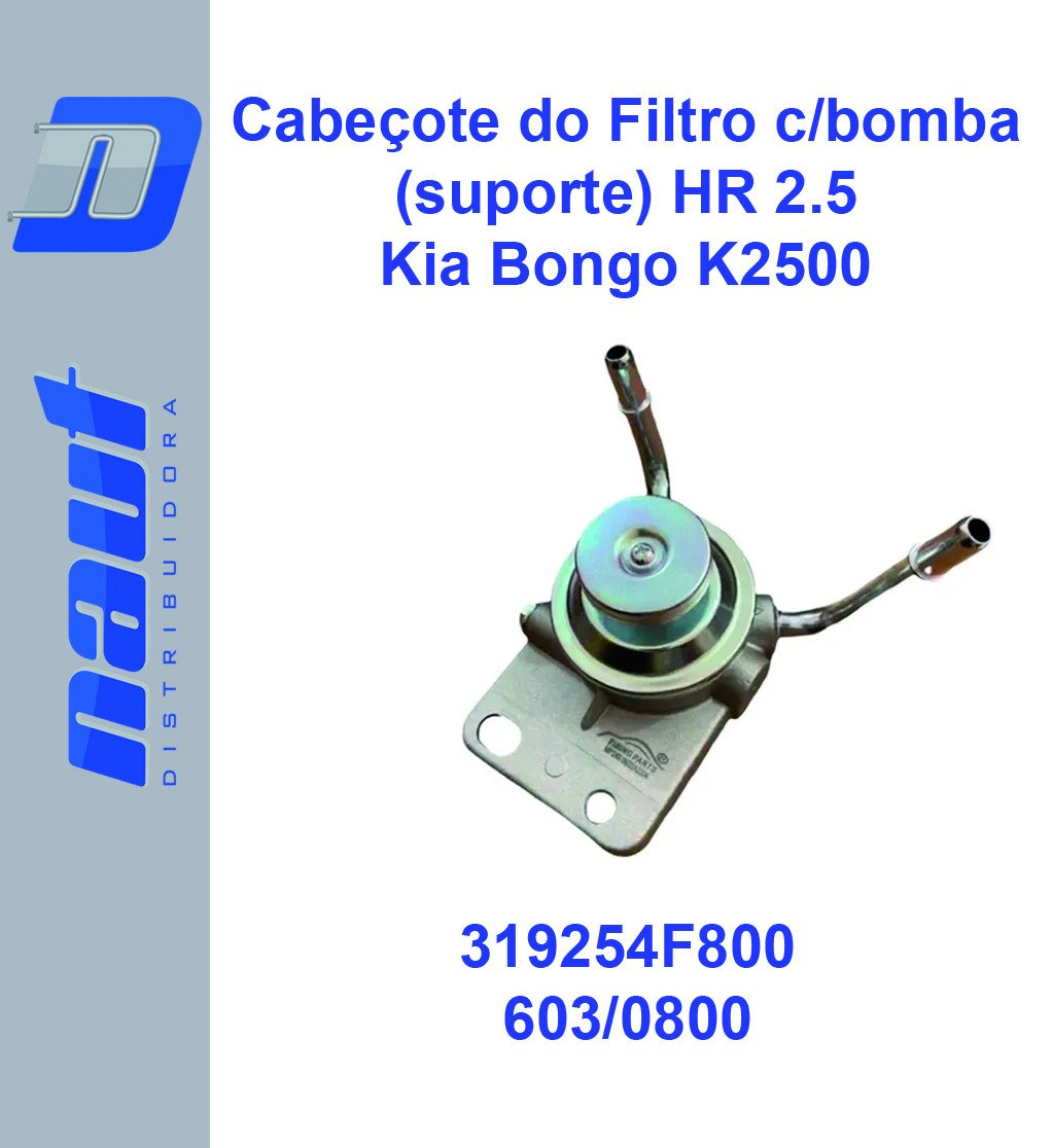 Cabeçote do Filtro c/bomba (suporte) HR 2.5 Kia Bongo K2500 319254F800