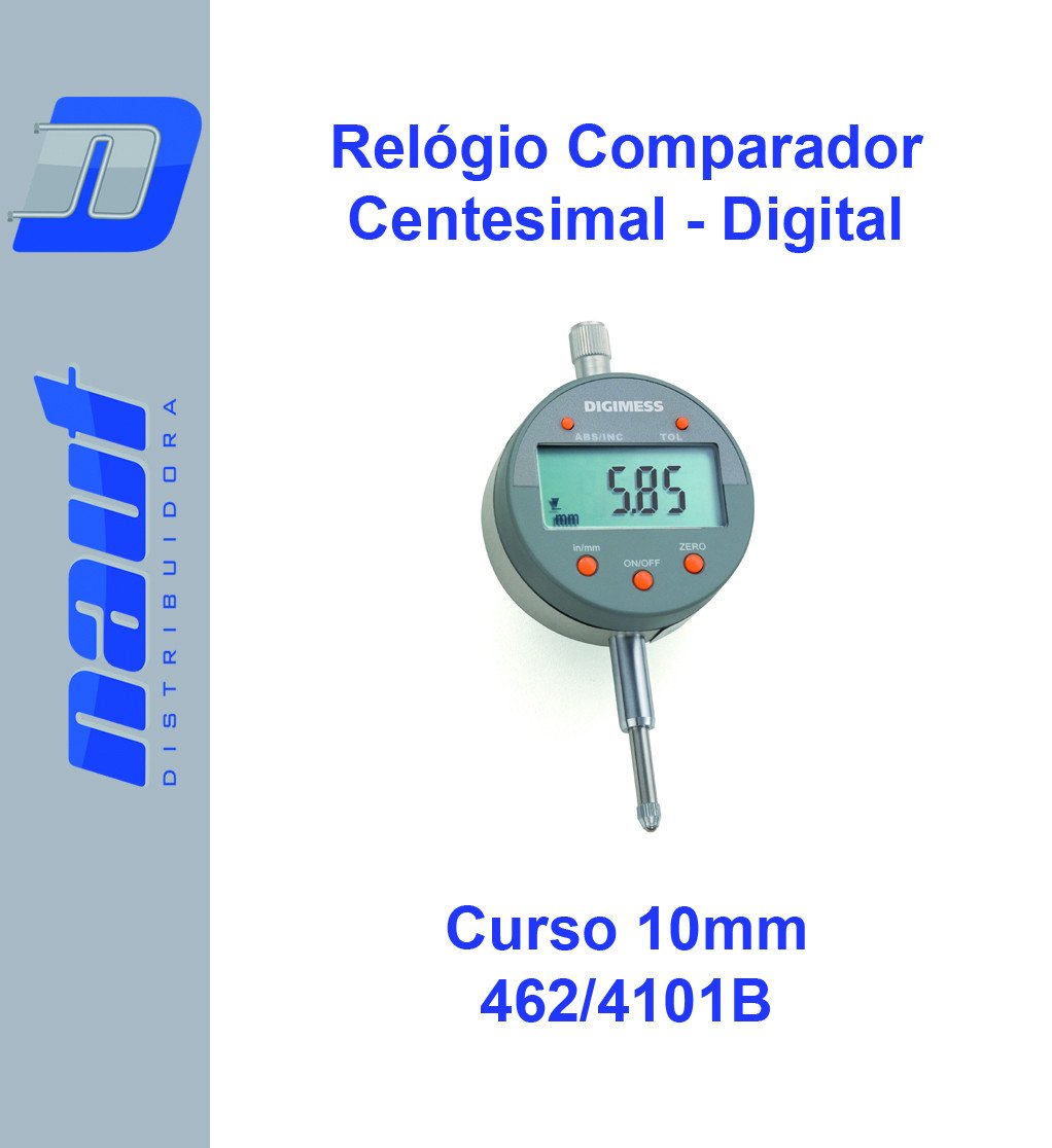 Relógio Comparador Centesimal - Digital